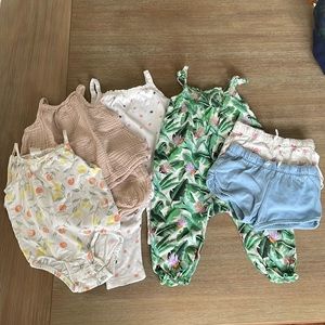 H&M summer bundle | baby girl | 6-9 months